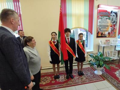 линейка в Новодевятковичской СШ